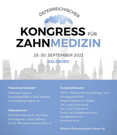 Österreichischer Kongress für Zahnmedizin 2023